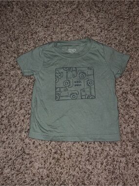 Carter's Sage Green 'Cool Dude' Short Sleeve Tee